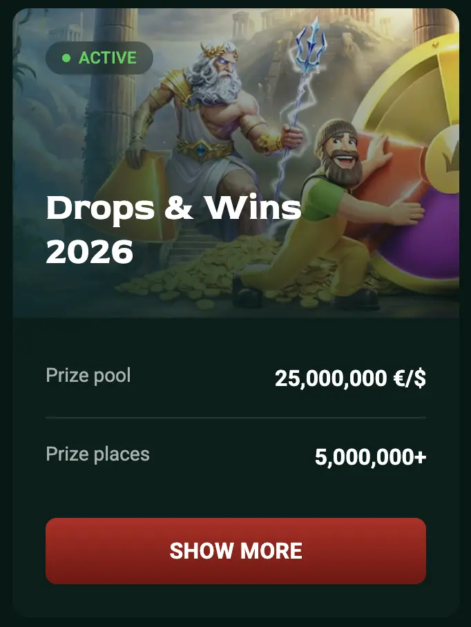 Flutter Hall Drops & Wins Tournament