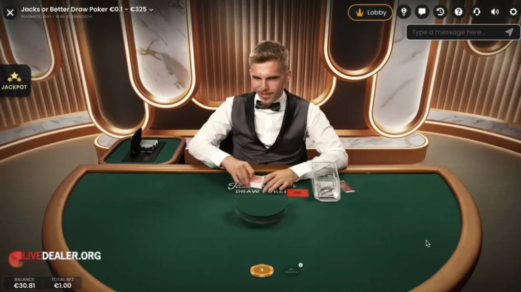Flutterhall Live Casino