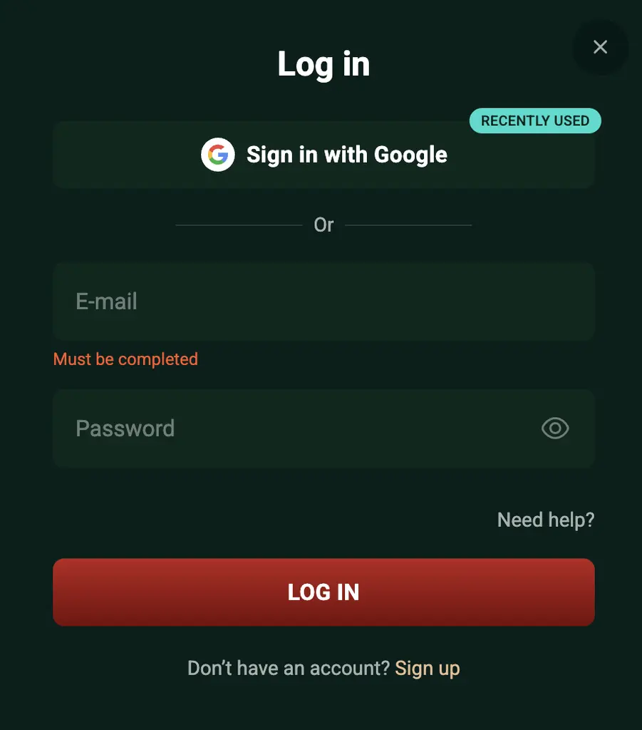 Flutterhall Login
